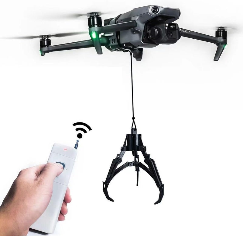 Amanely Mantis Claw Grabber for DJI Drones, Intelligent Manipulator for Mavic 3/Air 3/Mini 4 Pro/Mini 2, Rescue & Fishing Hook with Fixed-Point Drop (Drones Not Included) - Image 2